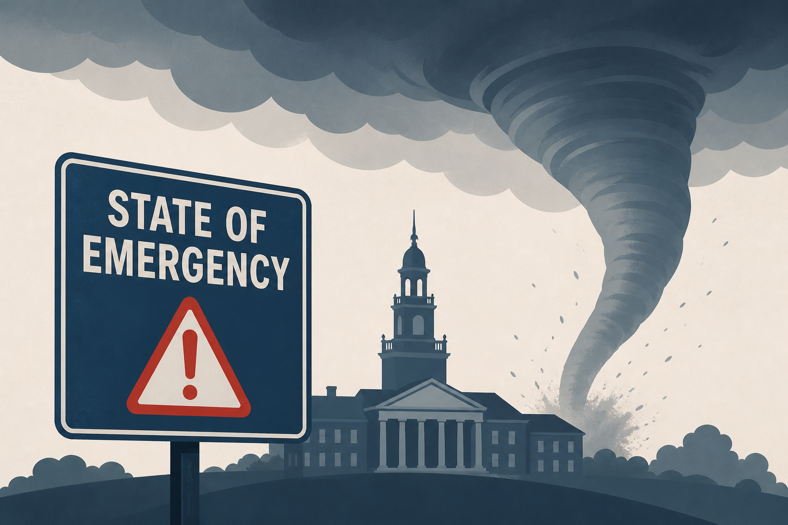 Tornado strikes Delaware capital, prompting state of emergency in Dover