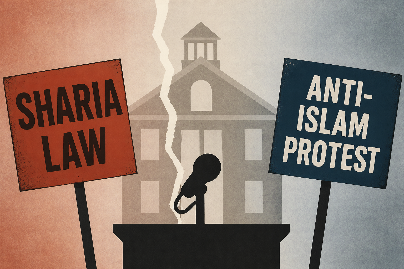 Dearborn town hall erupts over Sharia law and anti-Islam protests