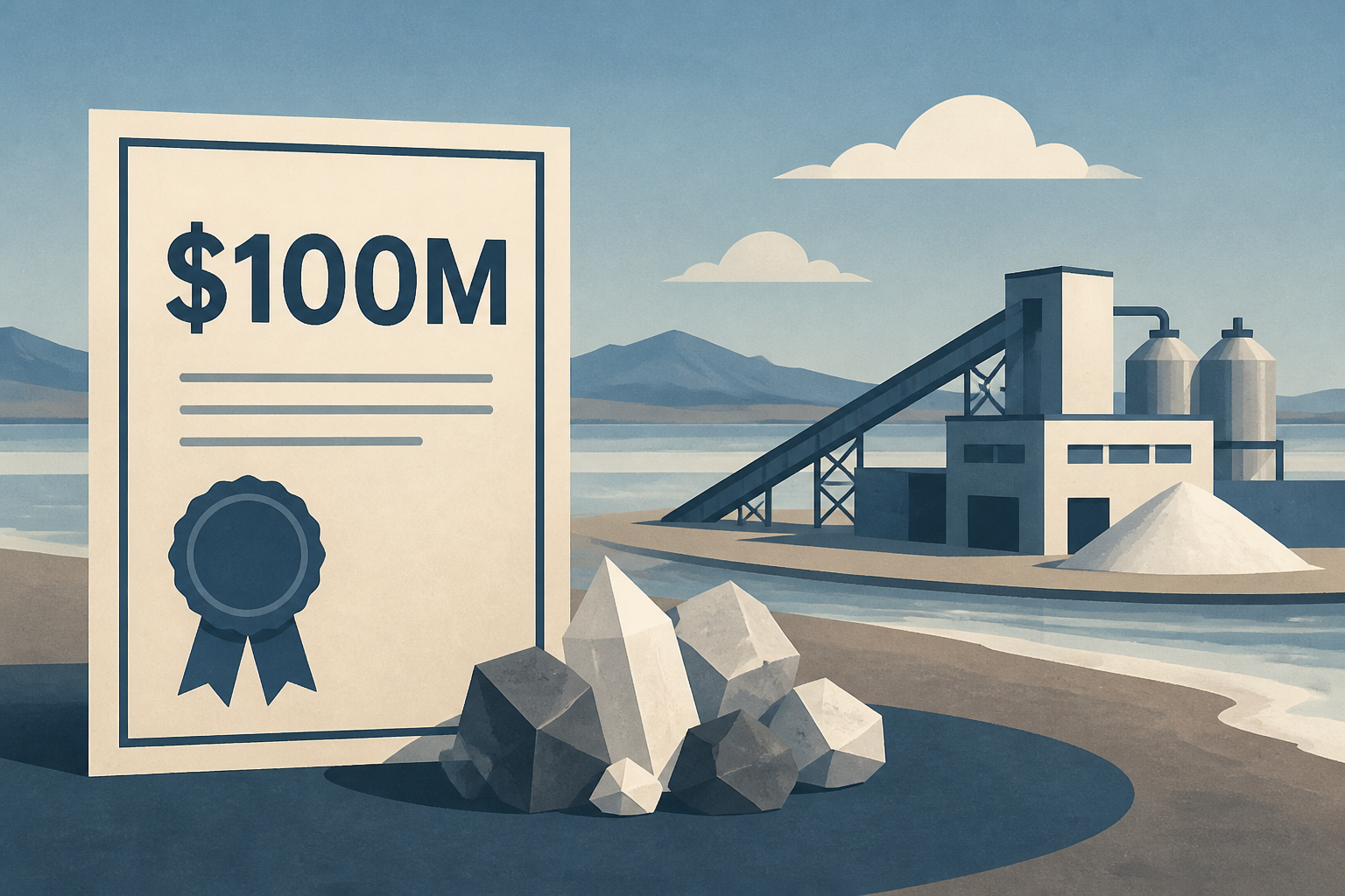 California company awarded $100M to develop critical mineral facility on Great Salt Lake shore