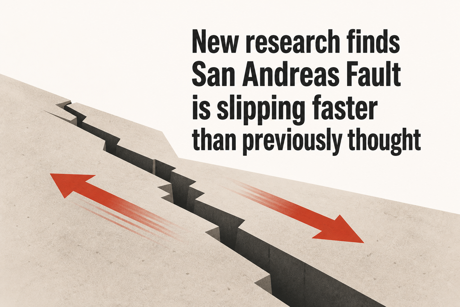 New research finds San Andreas Fault is slipping faster than previously thought