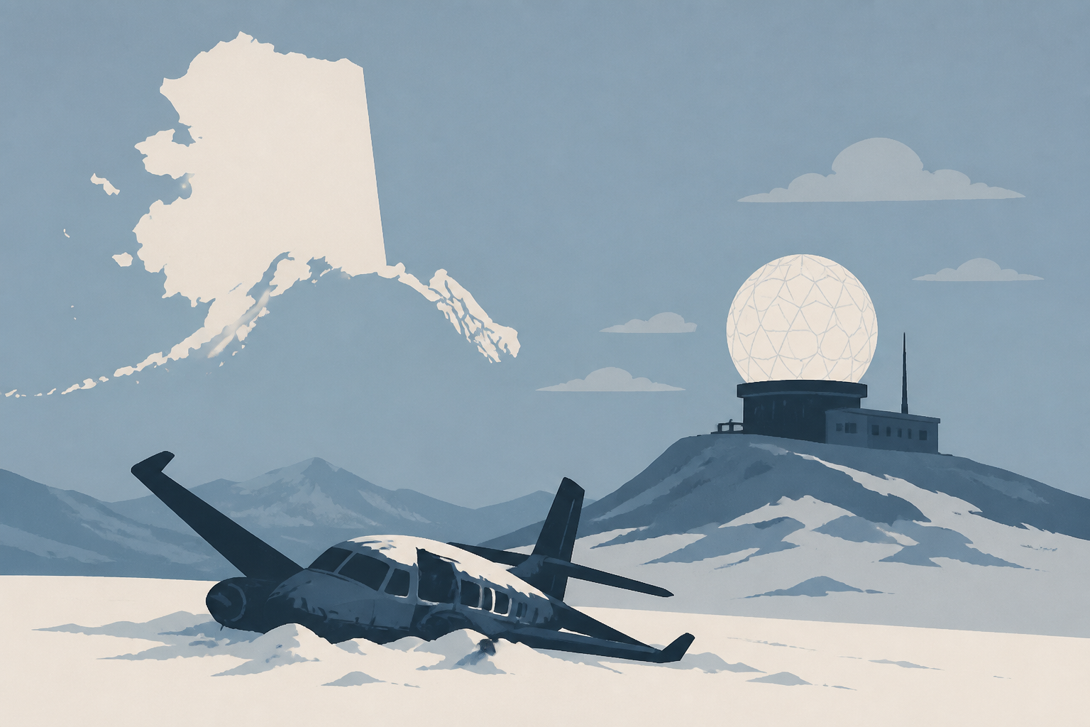 Charter plane crash kills 8 near remote radar site in western Alaska
