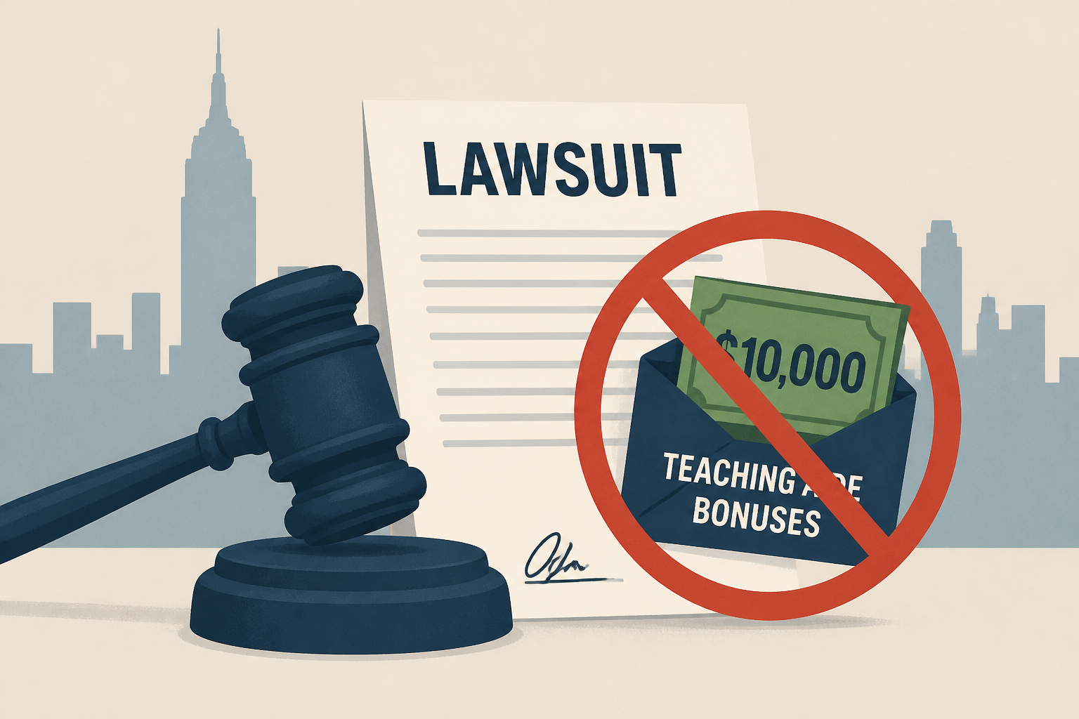 New York mayor Mamdani sues to block $10,000 teaching aide bonuses