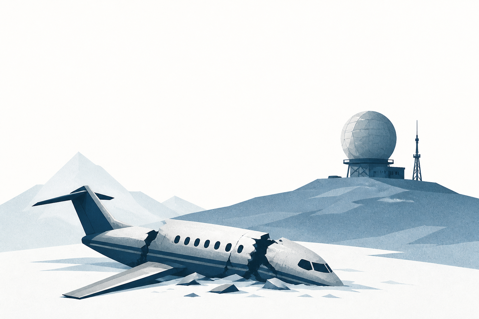 Charter plane crashes near remote Alaska radar site, killing all 8 on board