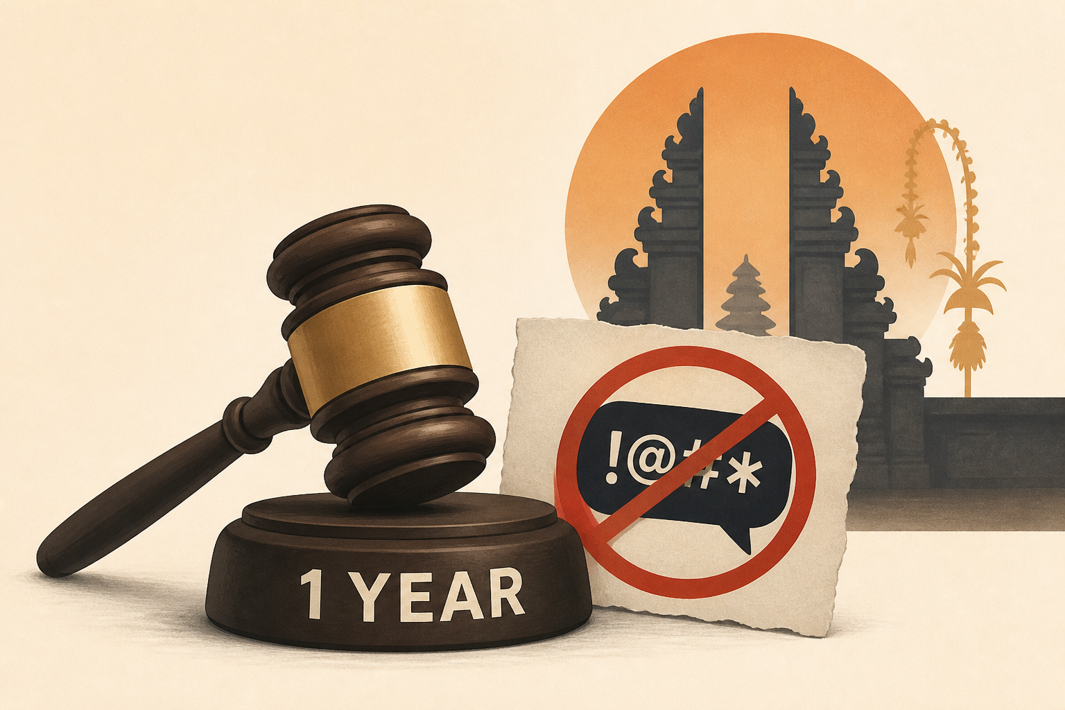 Swiss tourist sentenced to one year in Bali for insulting Hindu day