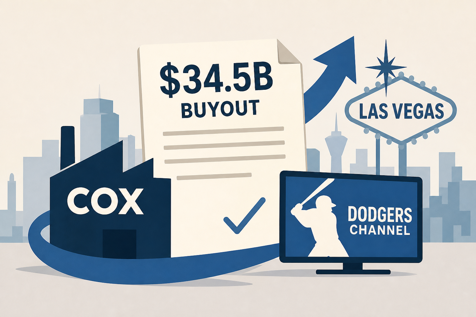 Charter closes $34.5B buyout of Cox, Dodgers channel added in Las Vegas