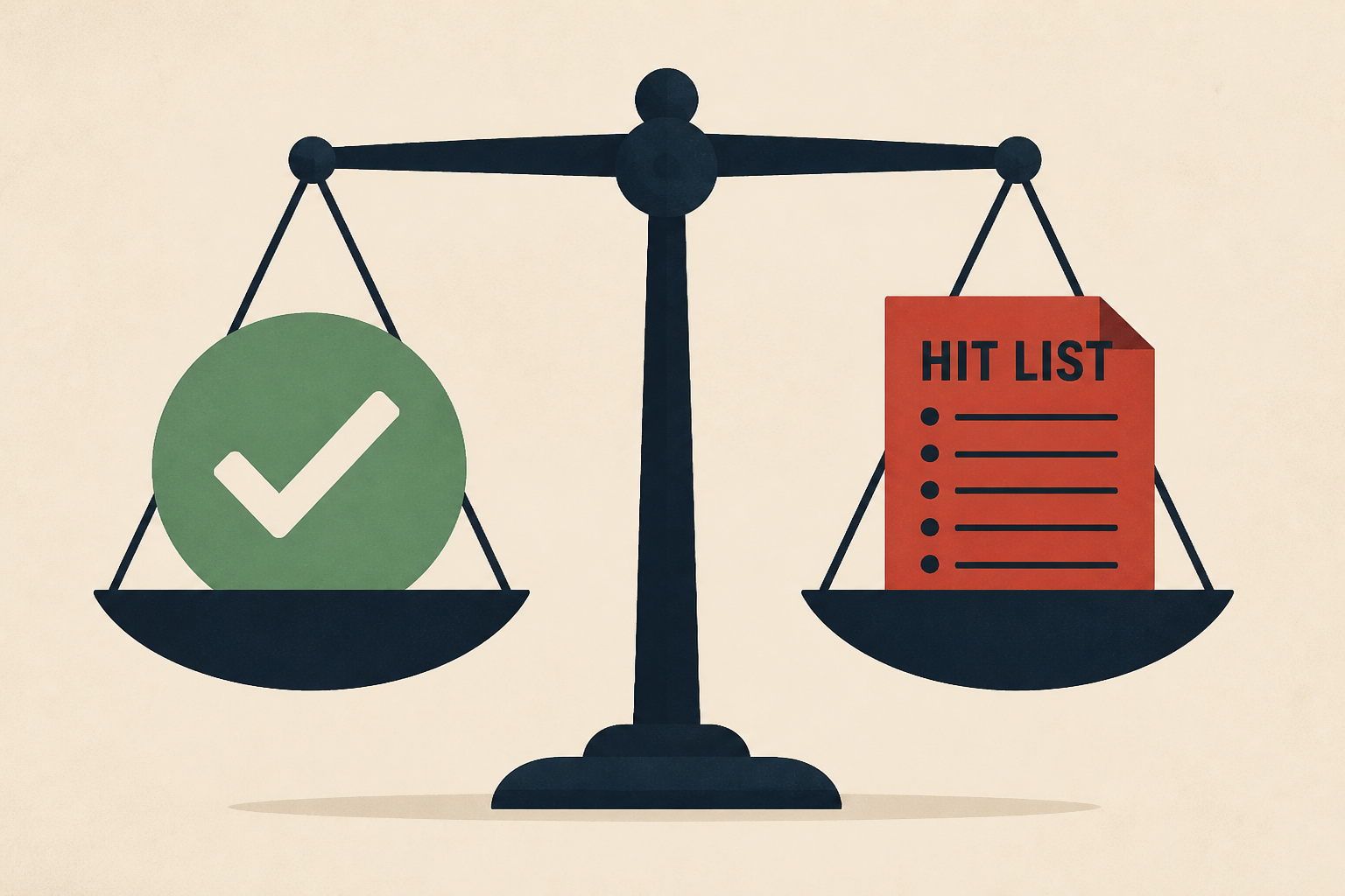 'Reasonable' or a 'hit list'