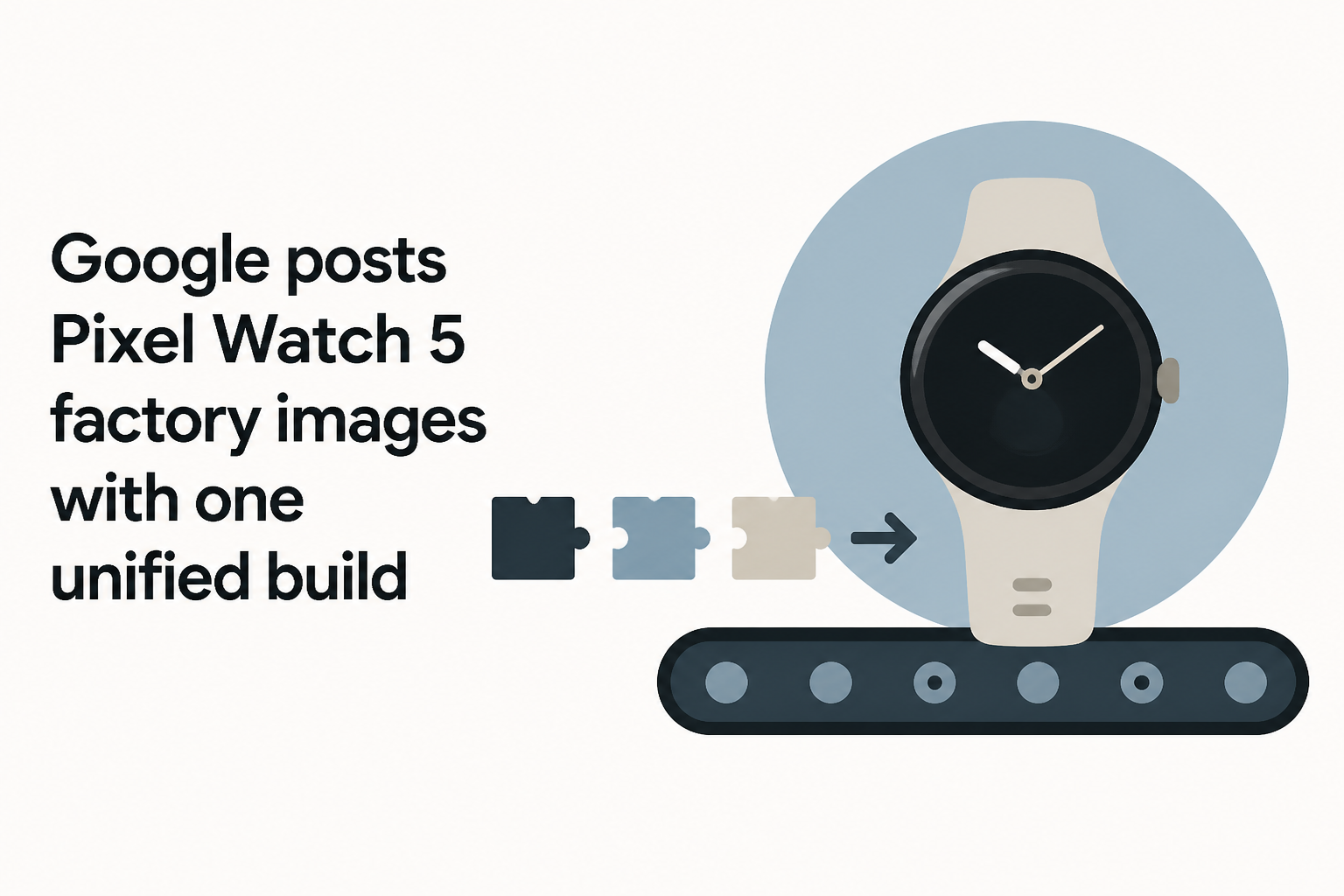 Google posts Pixel Watch 5 factory images with one unified build
