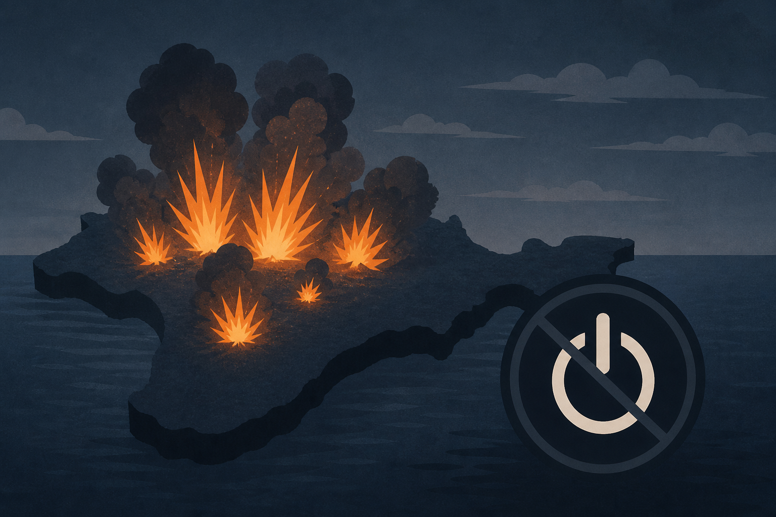 More Than 15 Explosions in 20 Minutes Rock Occupied Crimea Amid Power Outages