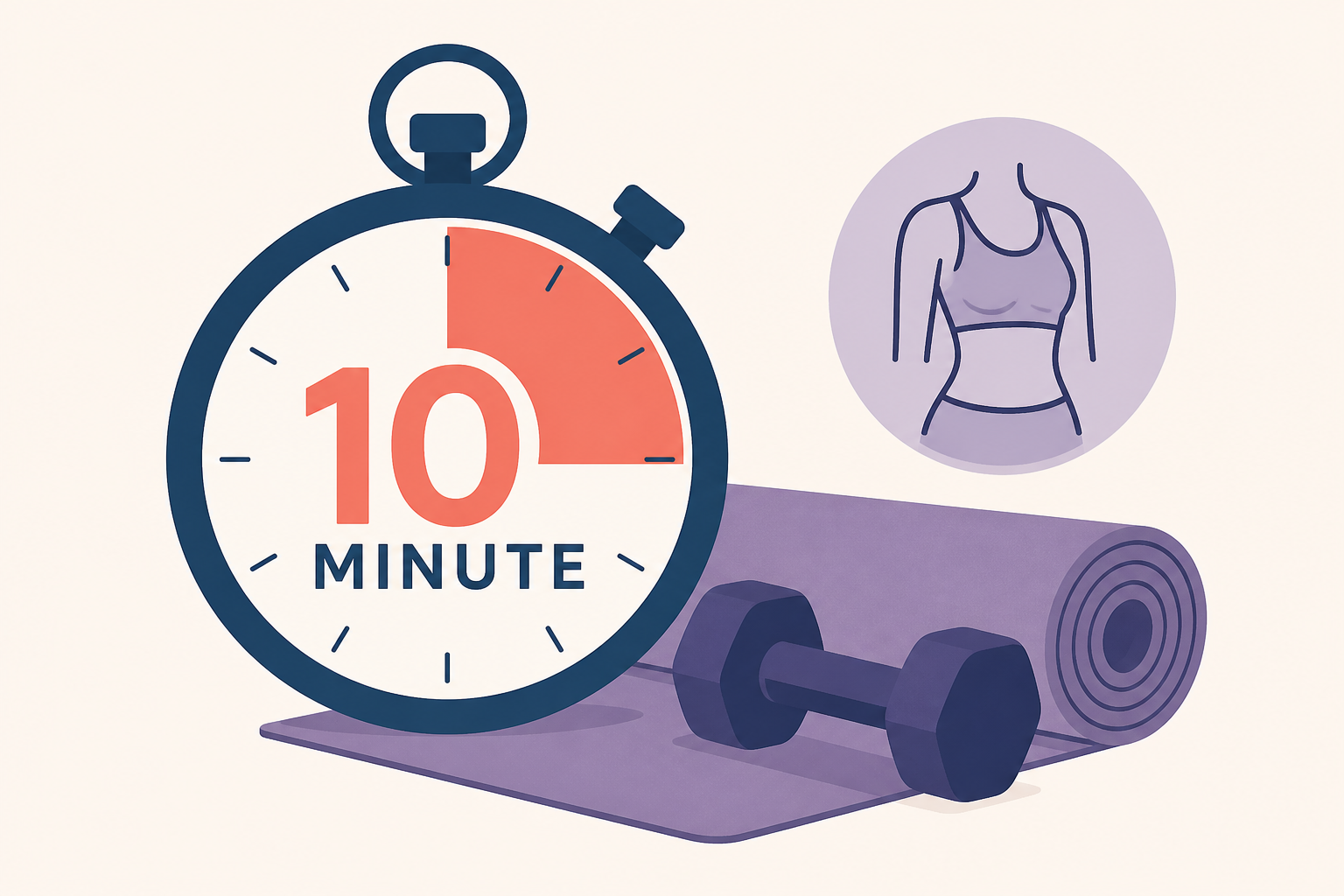A trainer who works with midlife women shares the exact 10-minute workout she recommends for beginners