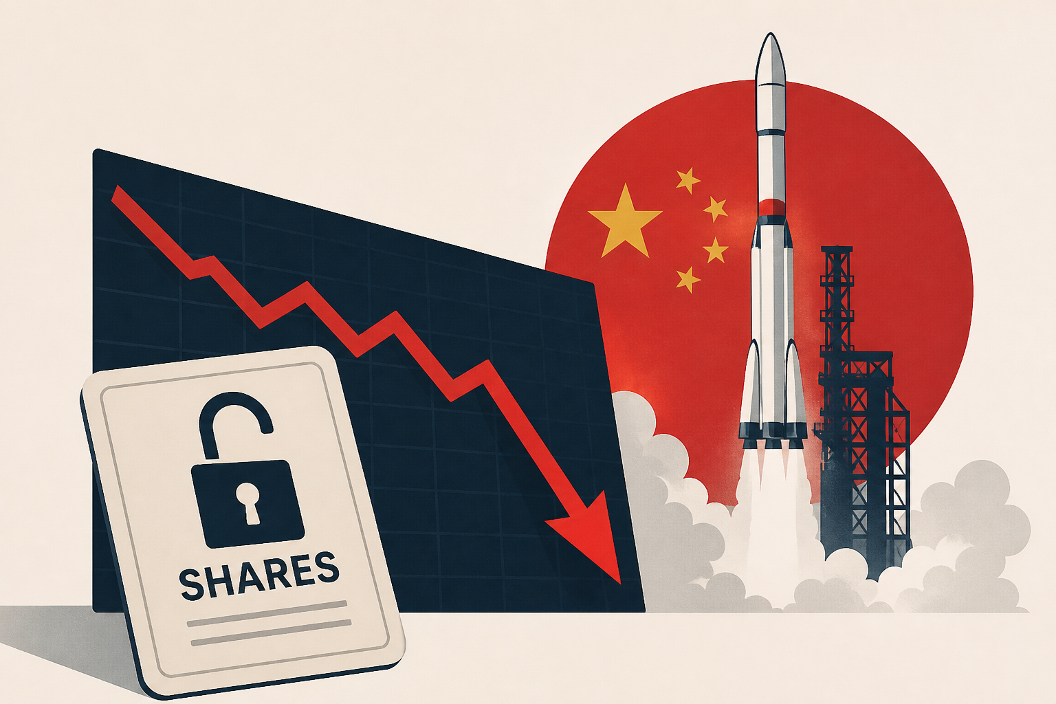 SpaceX stock slides 5% for week following share unlock, big rocket news from China
