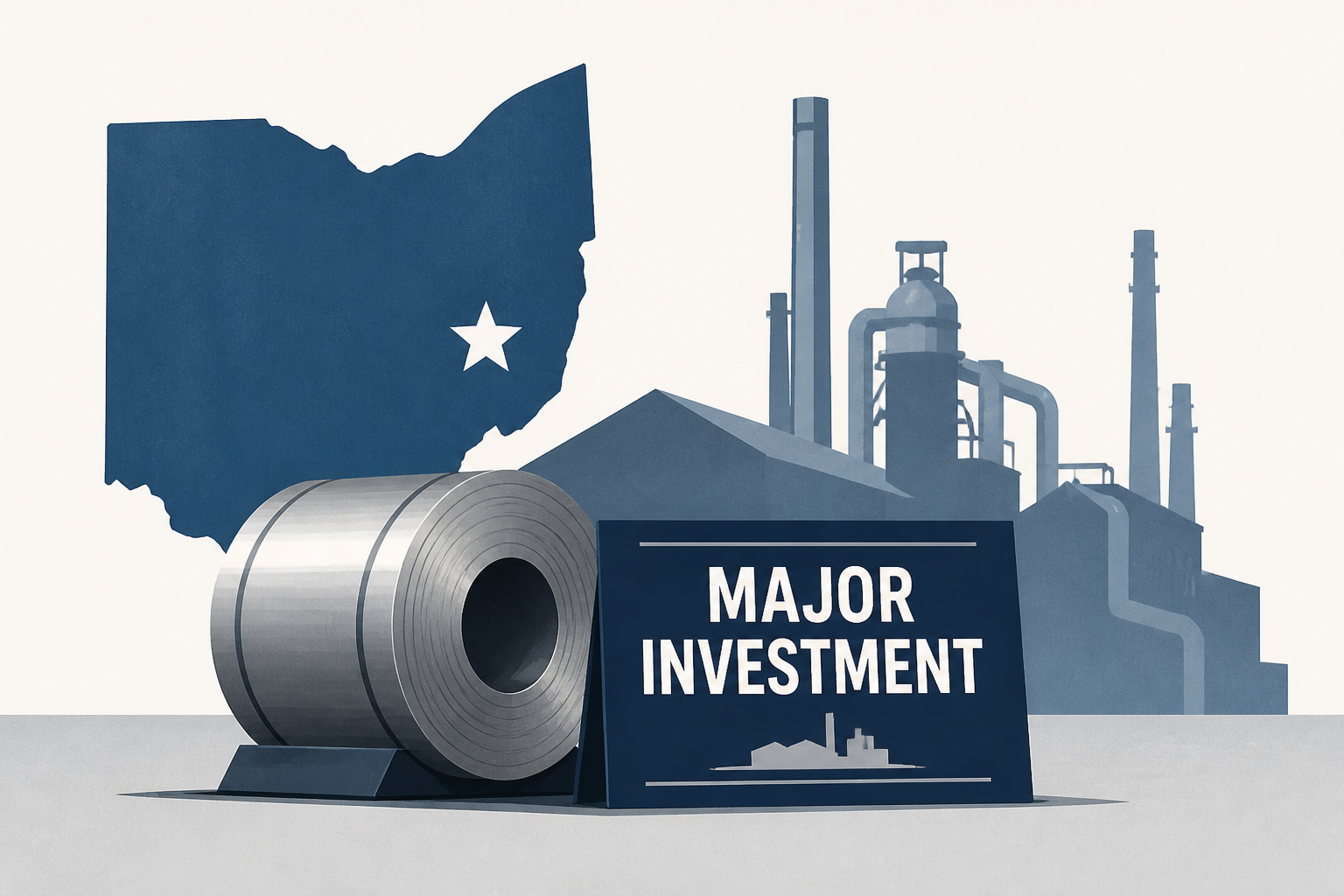 VP Vance, Ohio leaders deliver speak after major investment made at Middletown steel plant