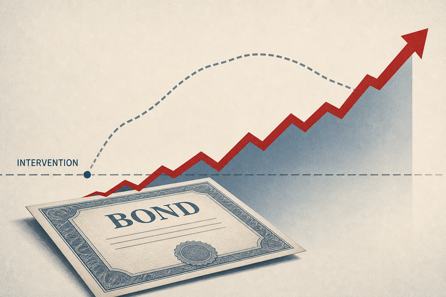 Bond yields head higher again, giving back almost all gains since Treasury Department intervention