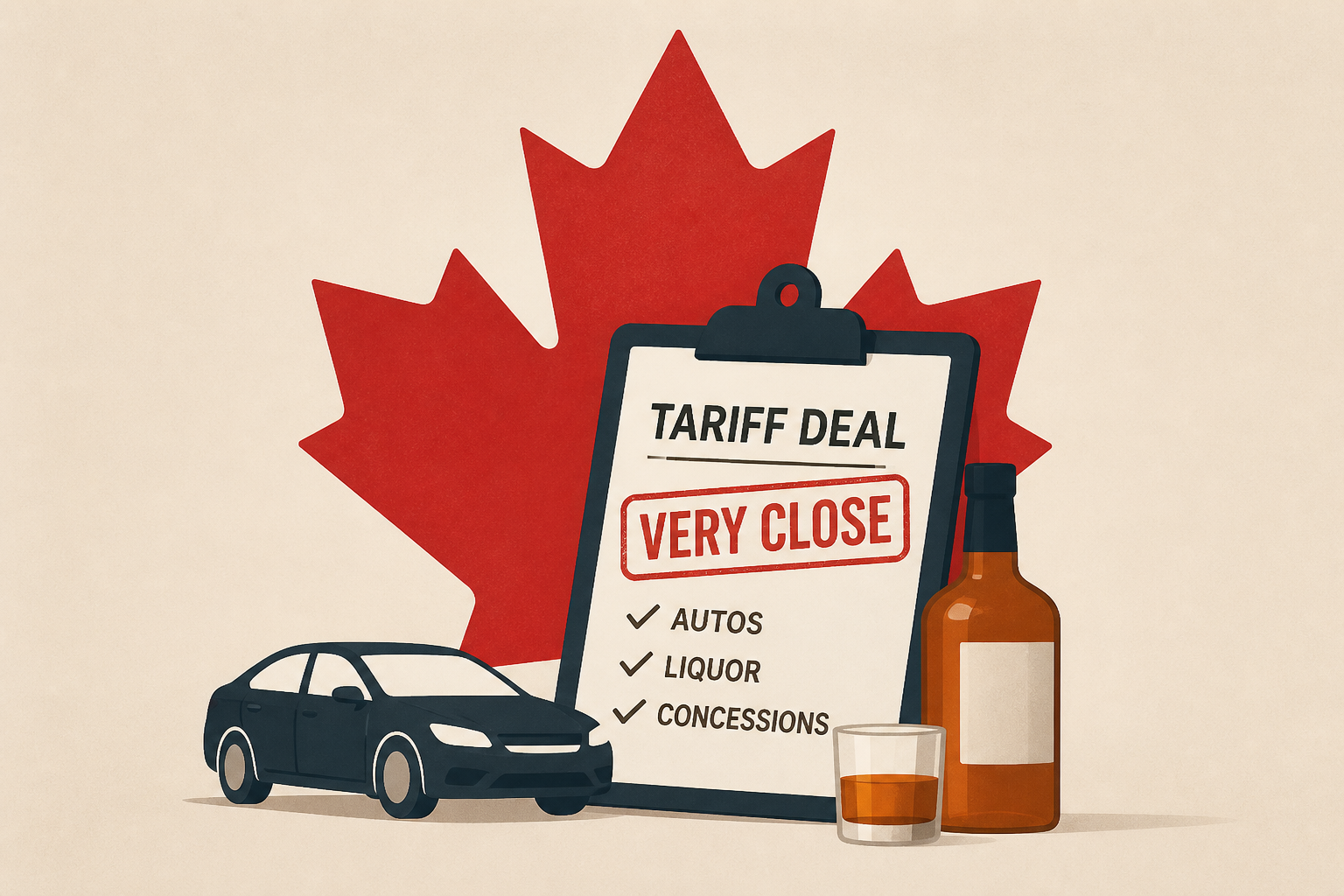 Negotiators say Canada tariff deal is 'very close,' with concessions on the table from autos to liquor