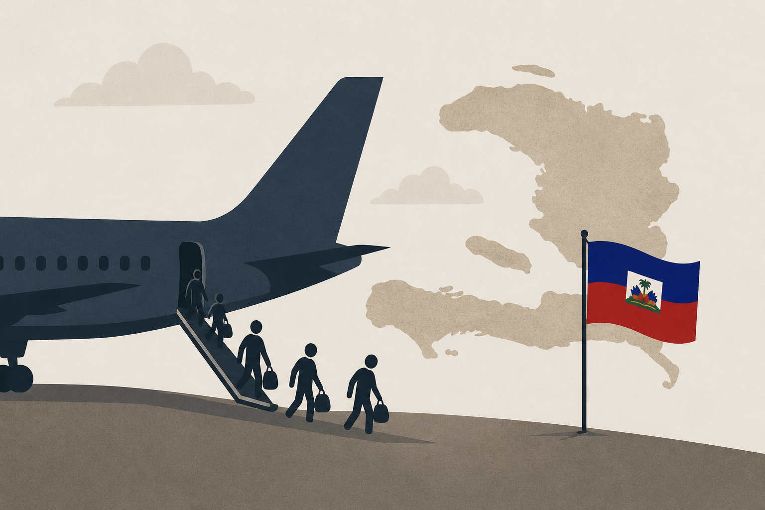 First deportation flight lands in Haiti after TPS suspension