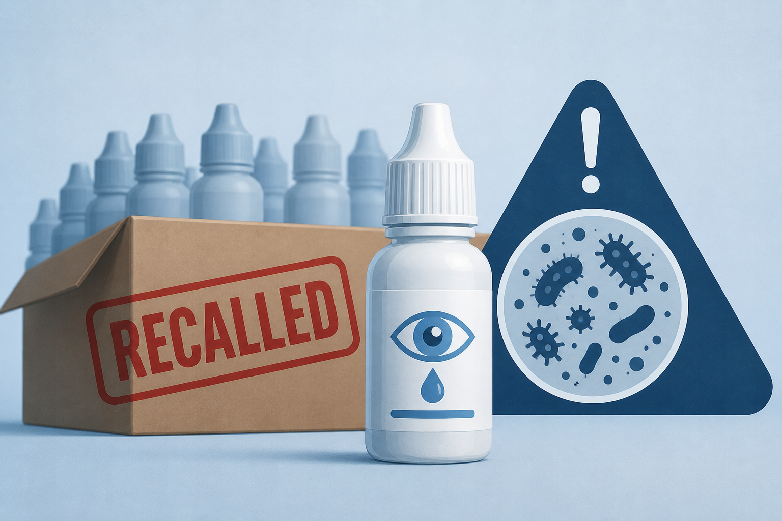 Nearly 40,000 bottles of eye drops recalled nationwide over possible contamination