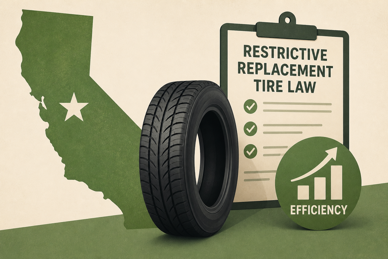 California Passes Restrictive Replacement Tire Law In The Name Of Efficiency