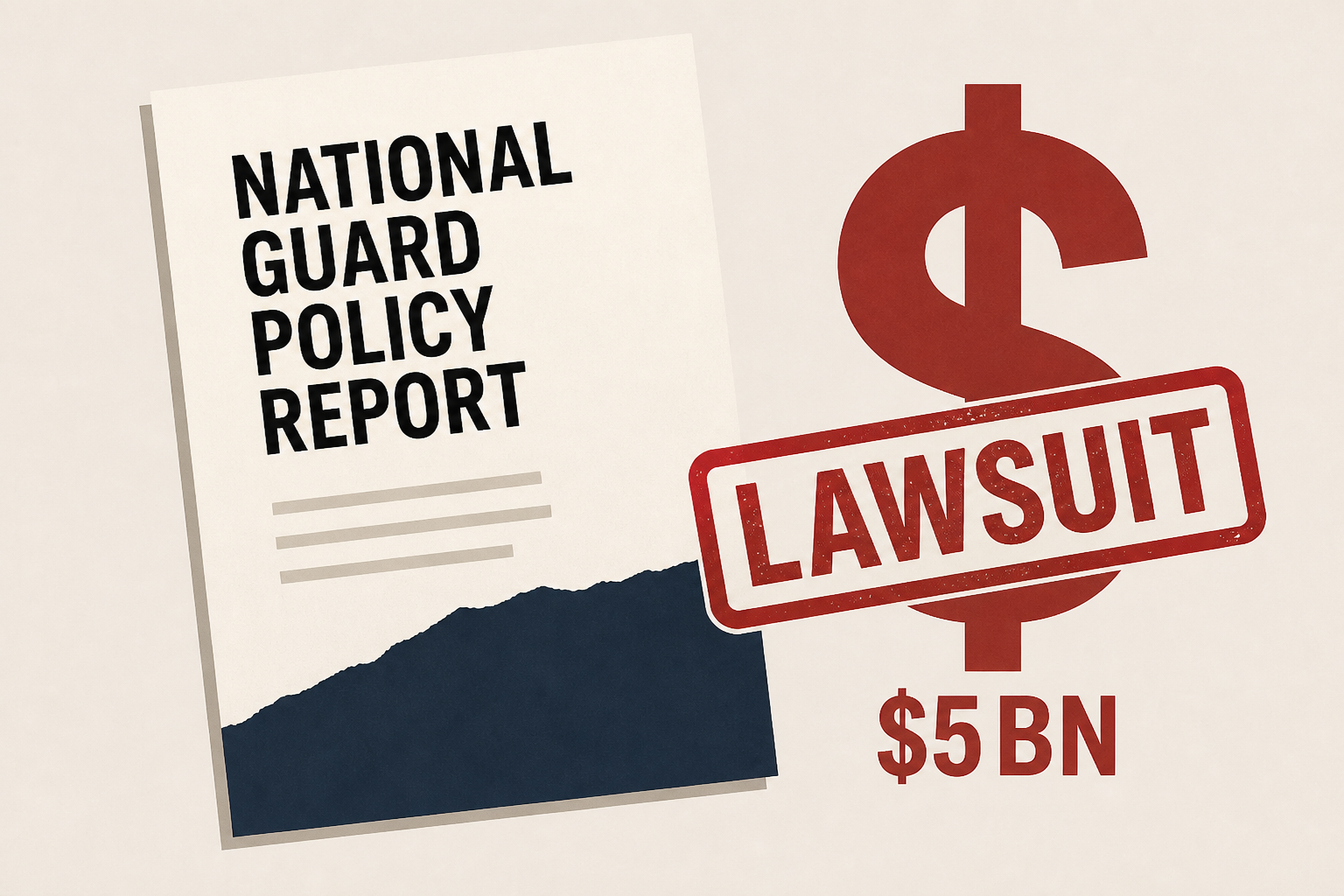 Trump threatens $5bn lawsuit over liberal National Guard policy report
