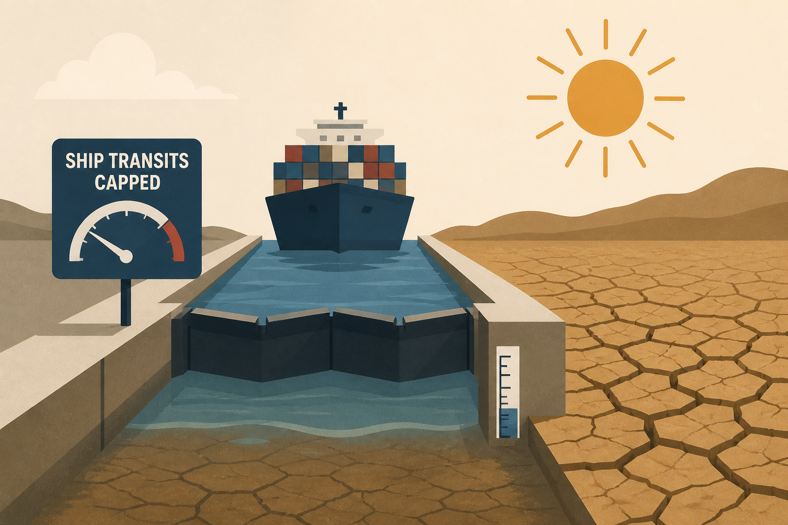 Panama Canal to cap ship transits due to El Nino drought