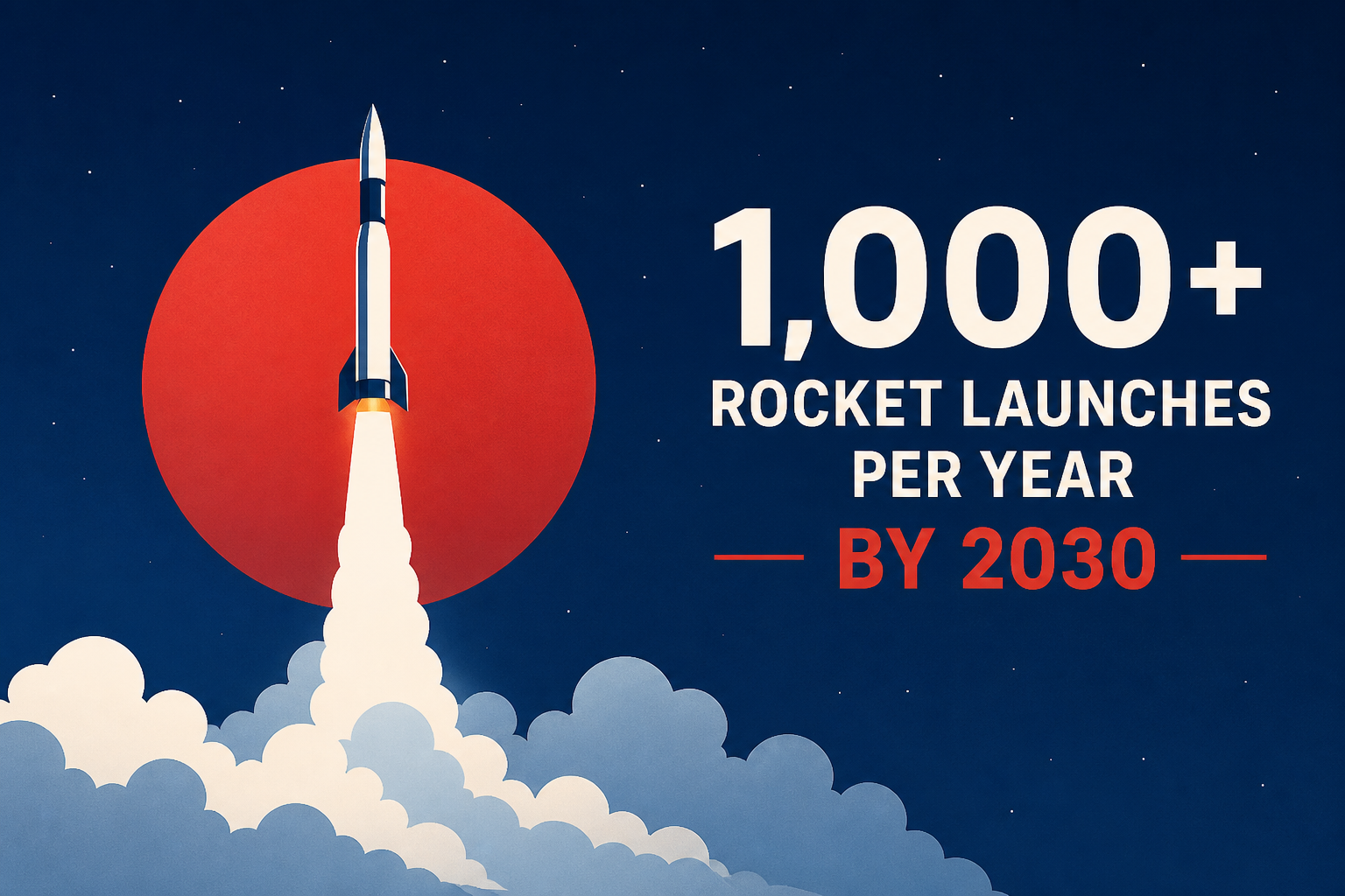 Trump space policy targets over 1,000 rocket launches per year by 2030