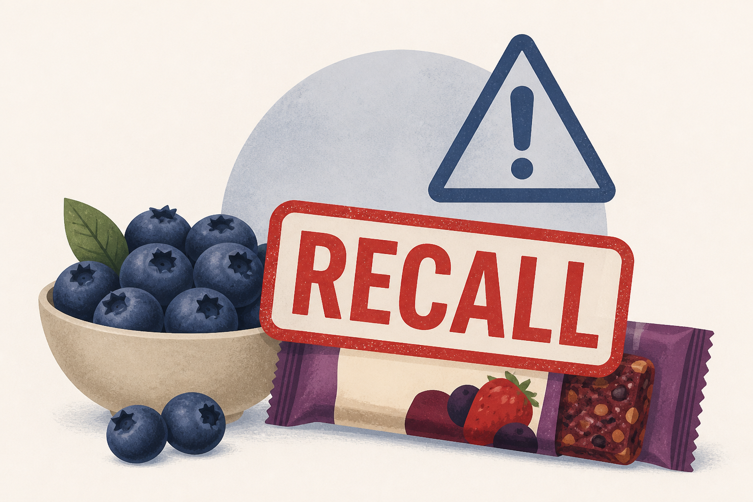 Recent food recalls include blueberries, fruit bars. See list