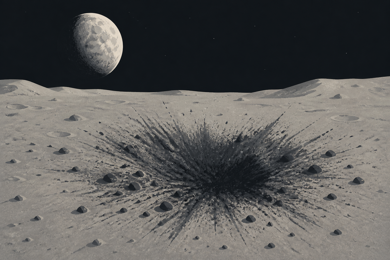 New NASA Pictures Reveal SpaceX Crash's Devastation On The Moon's Magnificent Desolation