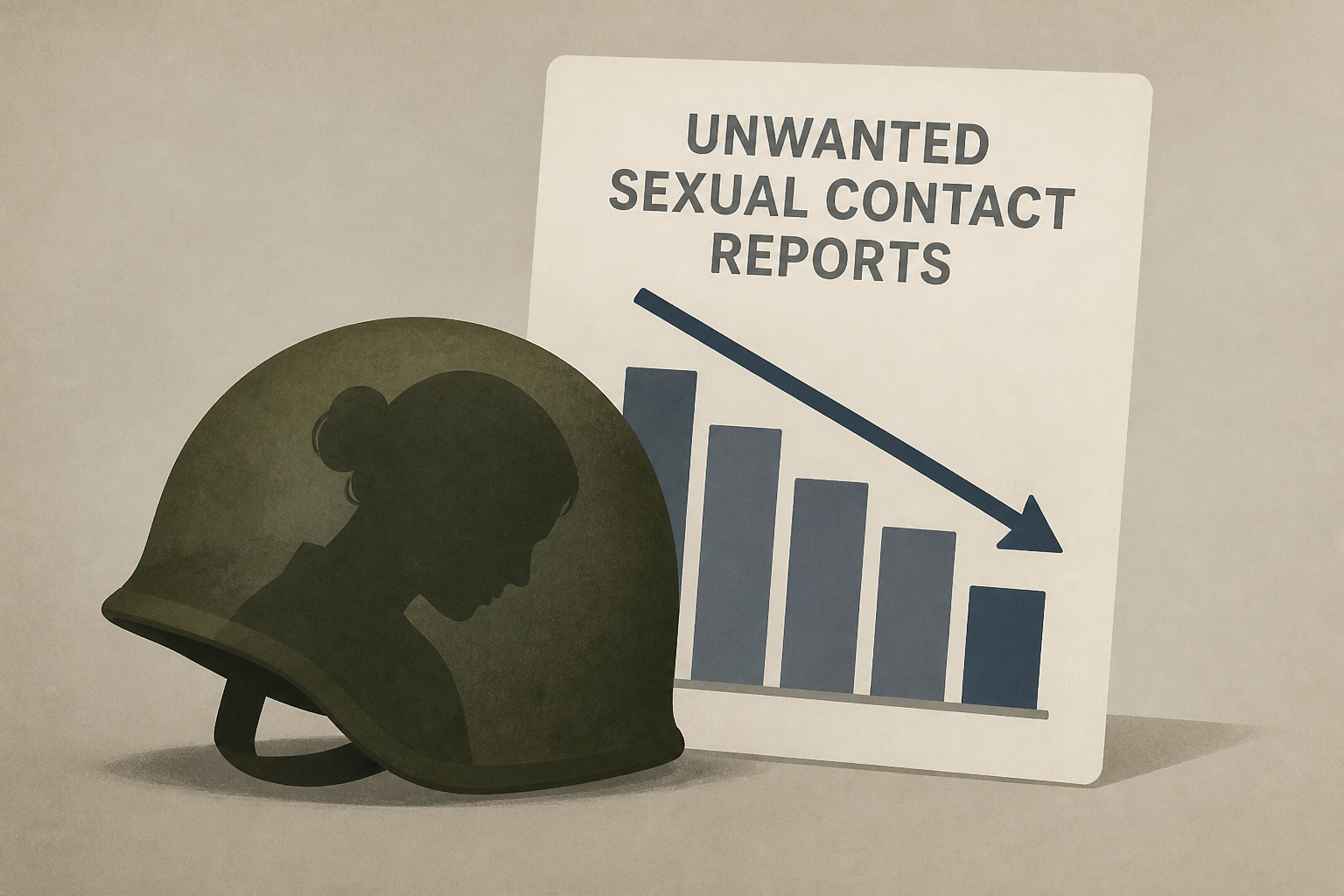 Pentagon says more troops report unwanted sexual contact, but numbers dip