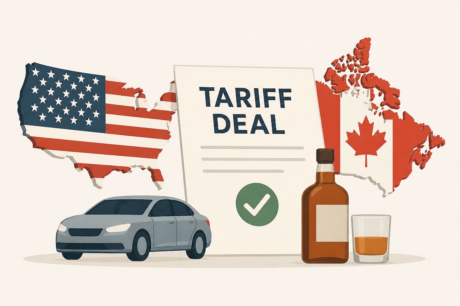 Trump says Canada tariff deal has been 'pretty much' struck, with concessions on the table from autos to liquor