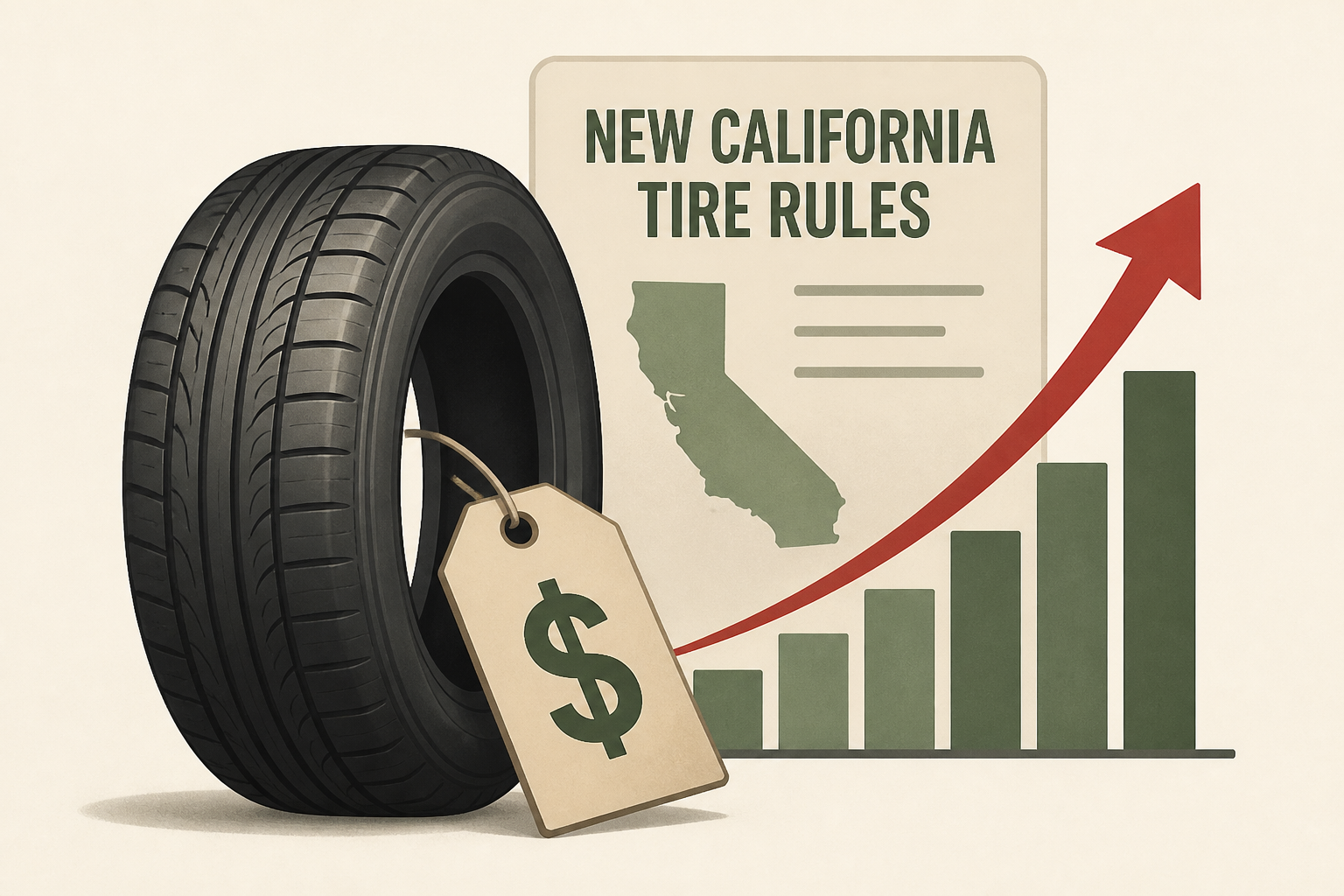 Sacramento tire dealer says new California tire rules raise cost concerns