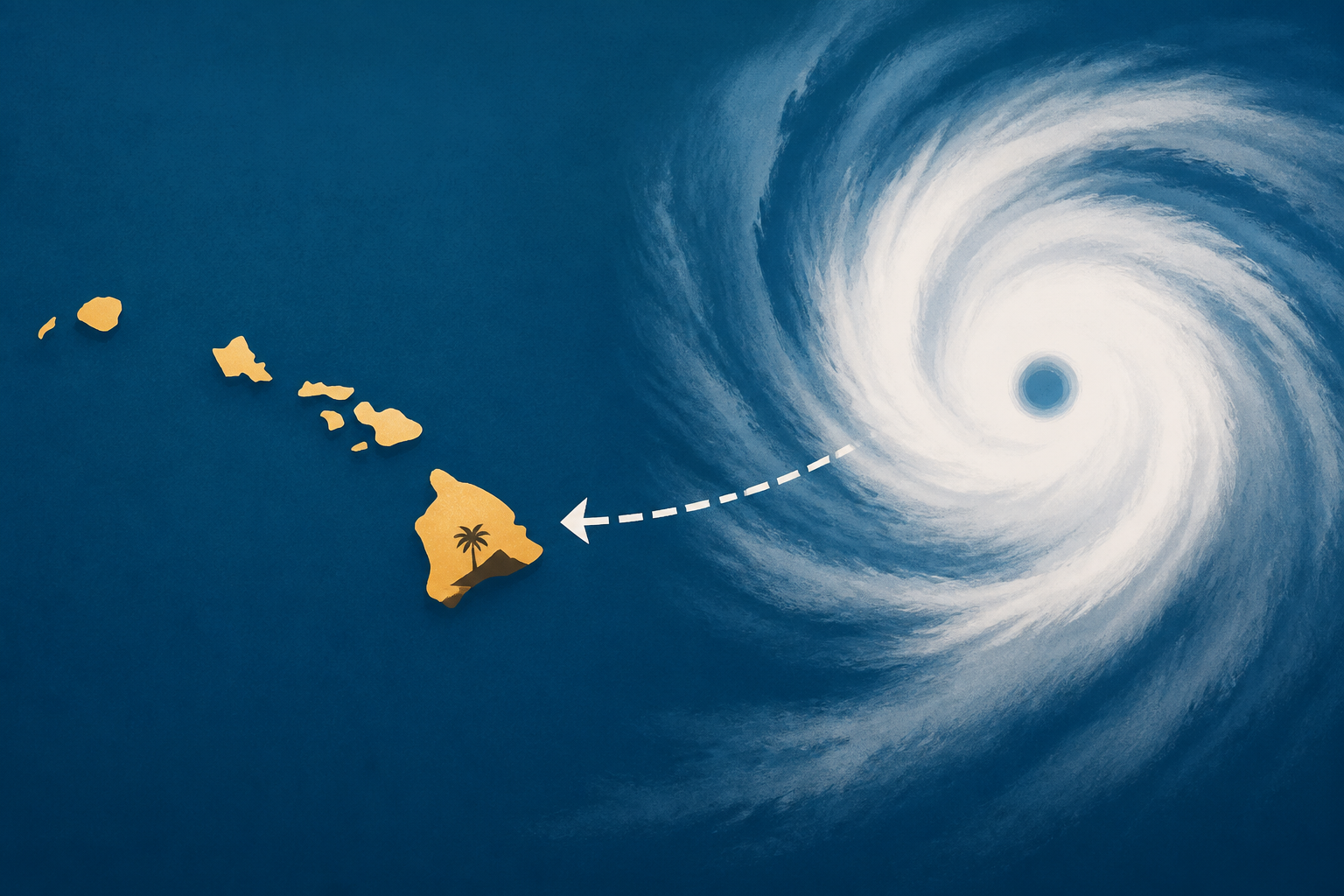 Tropical Storm Moke forms in the Pacific causing a renew threat for Hawaii