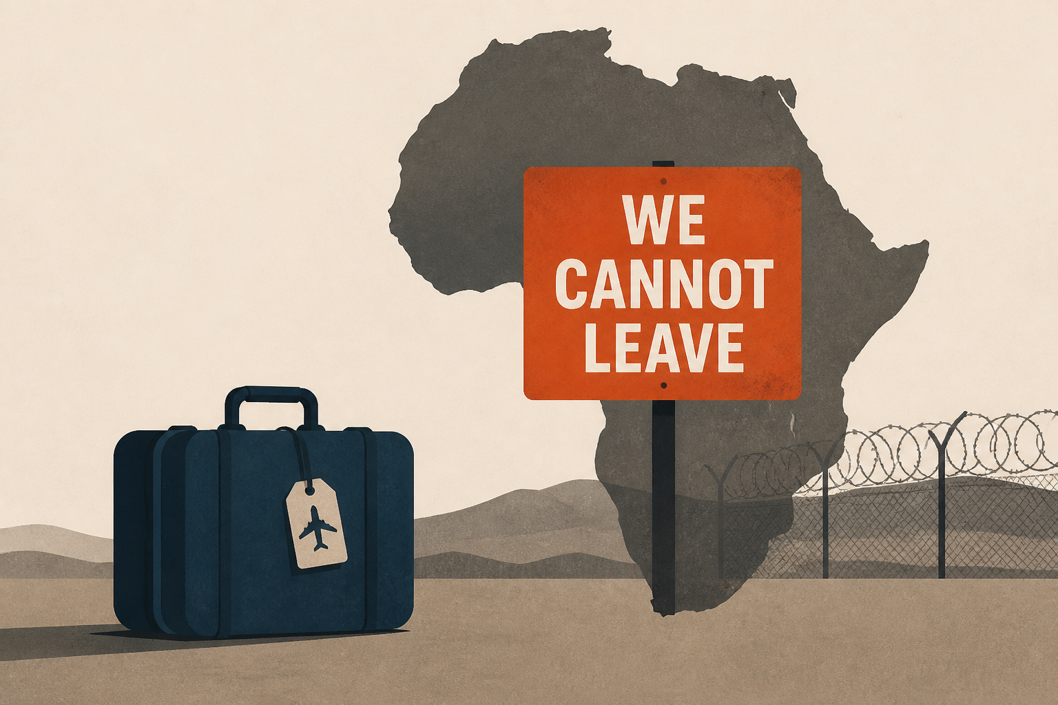 Men from Cuba and other countries describe being deported by the U.S. to a dangerous African nation: "We cannot leave"