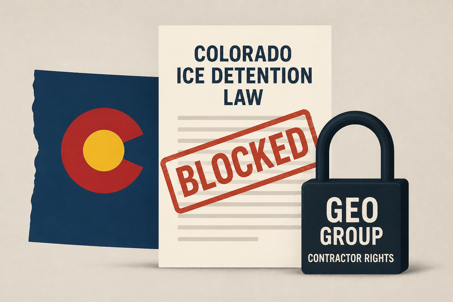 Colorado ICE detention law blocked over GEO Group contractor rights