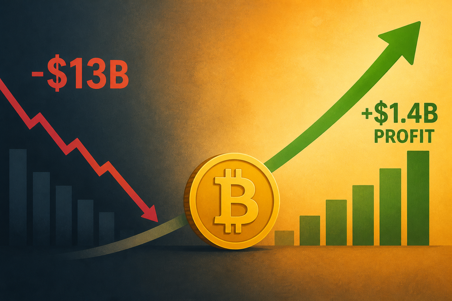Strategy Swings From $13 Billion Bitcoin Loss to $1.4 Billion Profit as BTC Rallies
