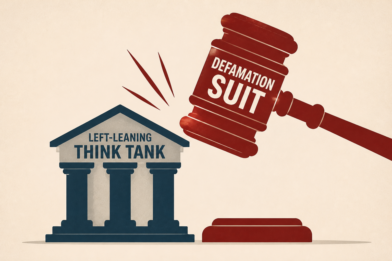 Trump threatens defamation suit against left-leaning think tank