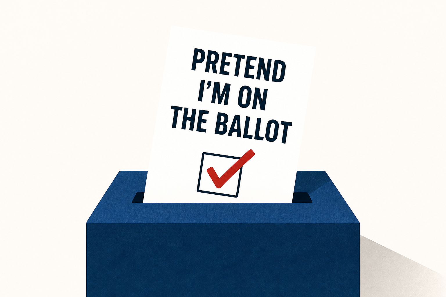 Pretend I’m on the ballot