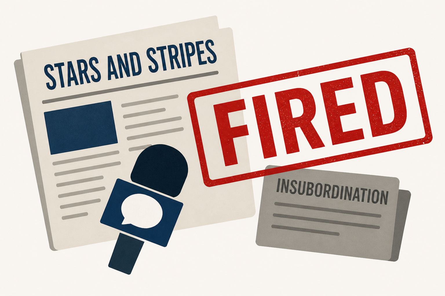Stars and Stripes editor, reporter fired for insubordination after doing CBS interview
