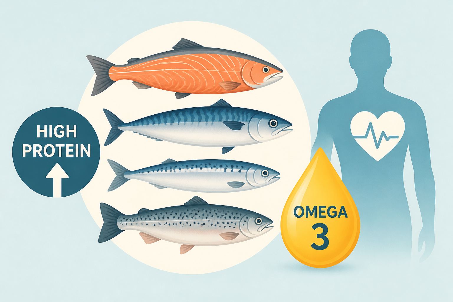 The 4 Healthiest Fish To Eat for More Protein and Omega