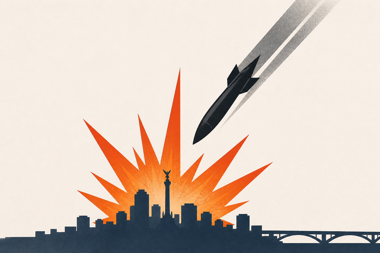 Explosions rock Kyiv as Russia launches ballistic missiles at Ukraine's capital
