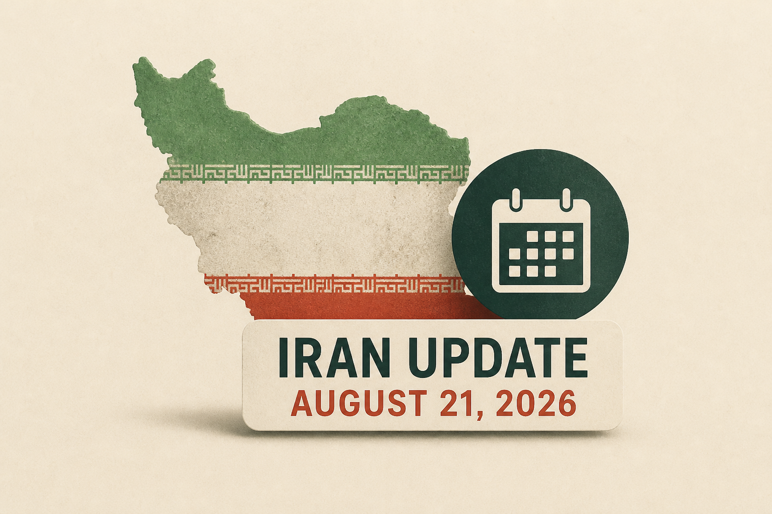 Iran Update, August 21, 2026