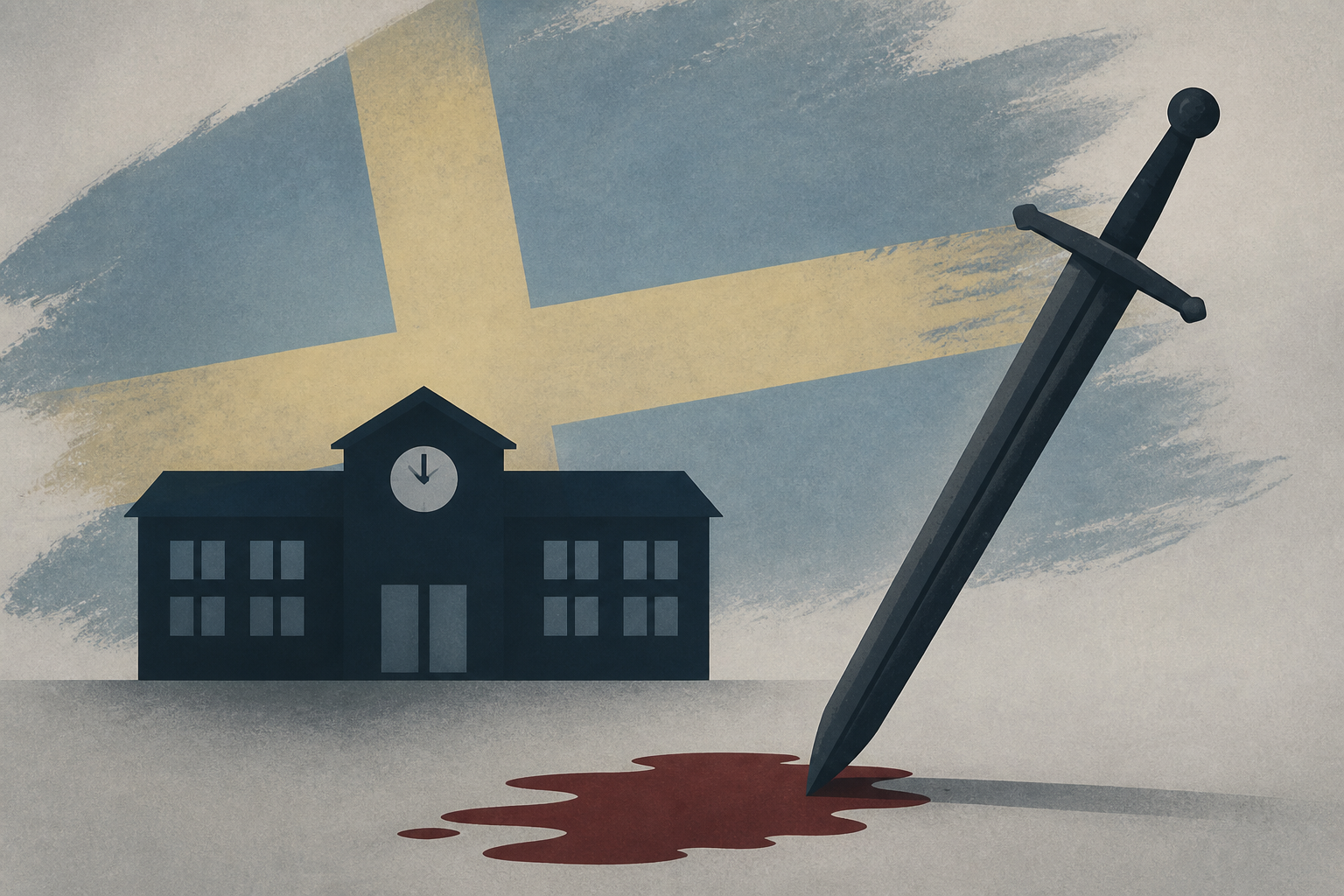 An 18-year-old with a sword attacks a school in Sweden, leaving 1 dead and 2 injured