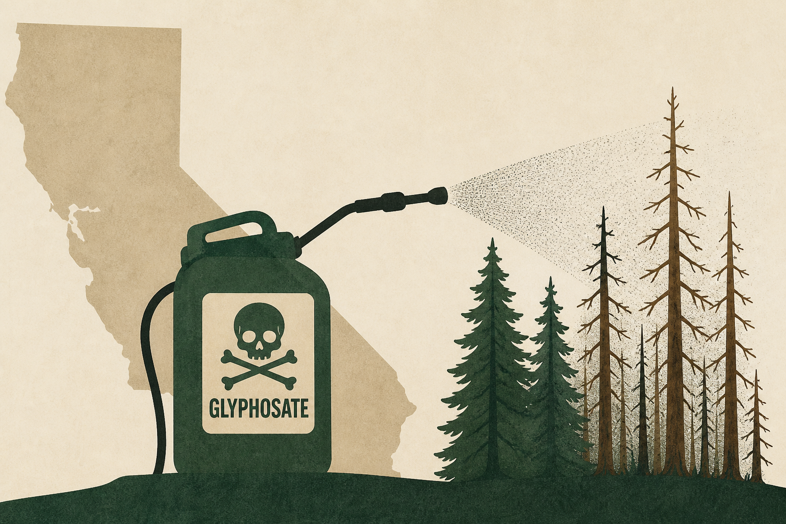 U.S. Forest Service, timber companies spraying record amounts of glyphosate in California