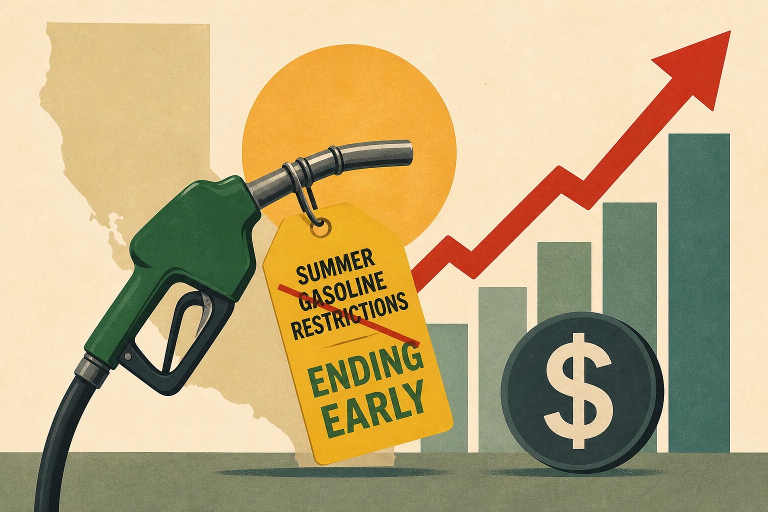 California to end summer gasoline restrictions early amid high prices