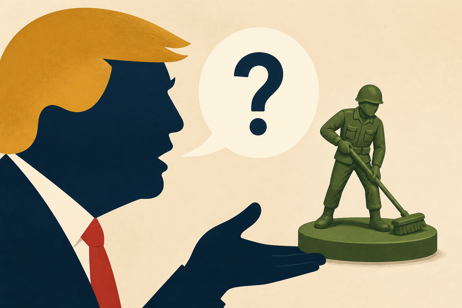 Trump Sparks Mockery After Suggesting Baffling New Use For The Military