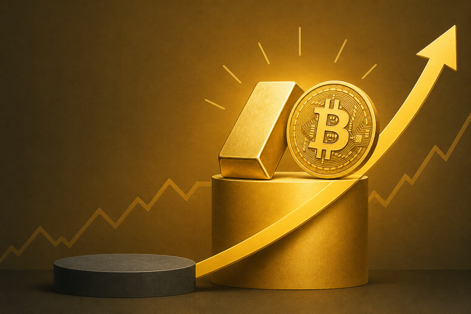 Gold and bitcoin went from chumps to champs very quickly this week