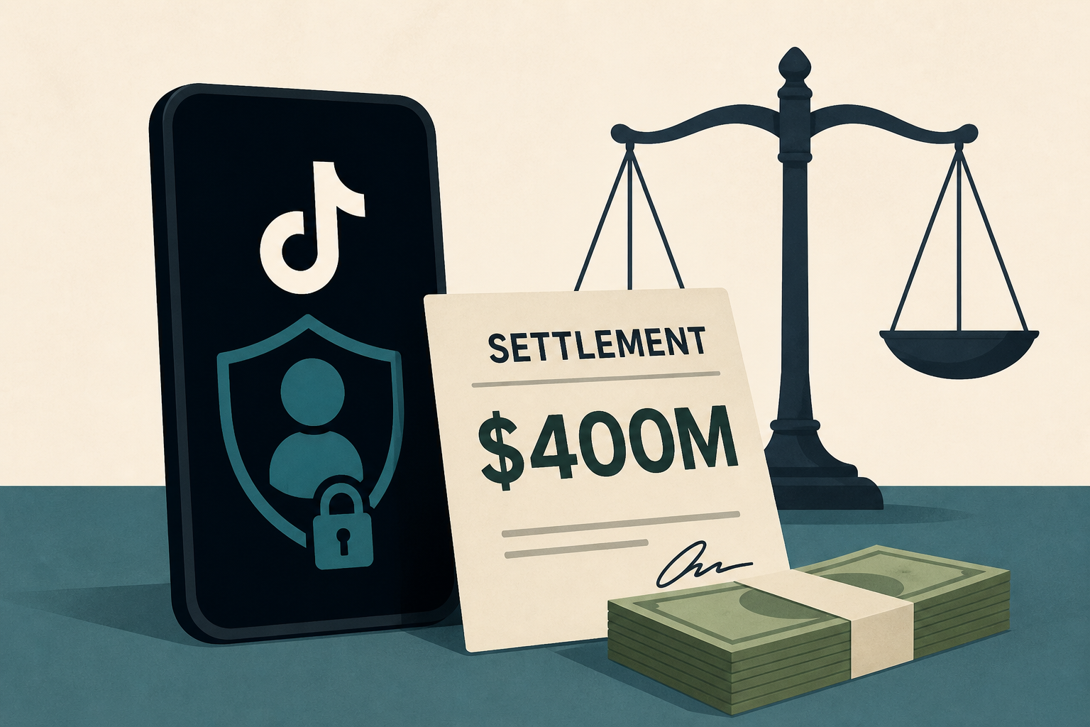 TikTok reaches $400M settlement With DOJ over children's privacy claims