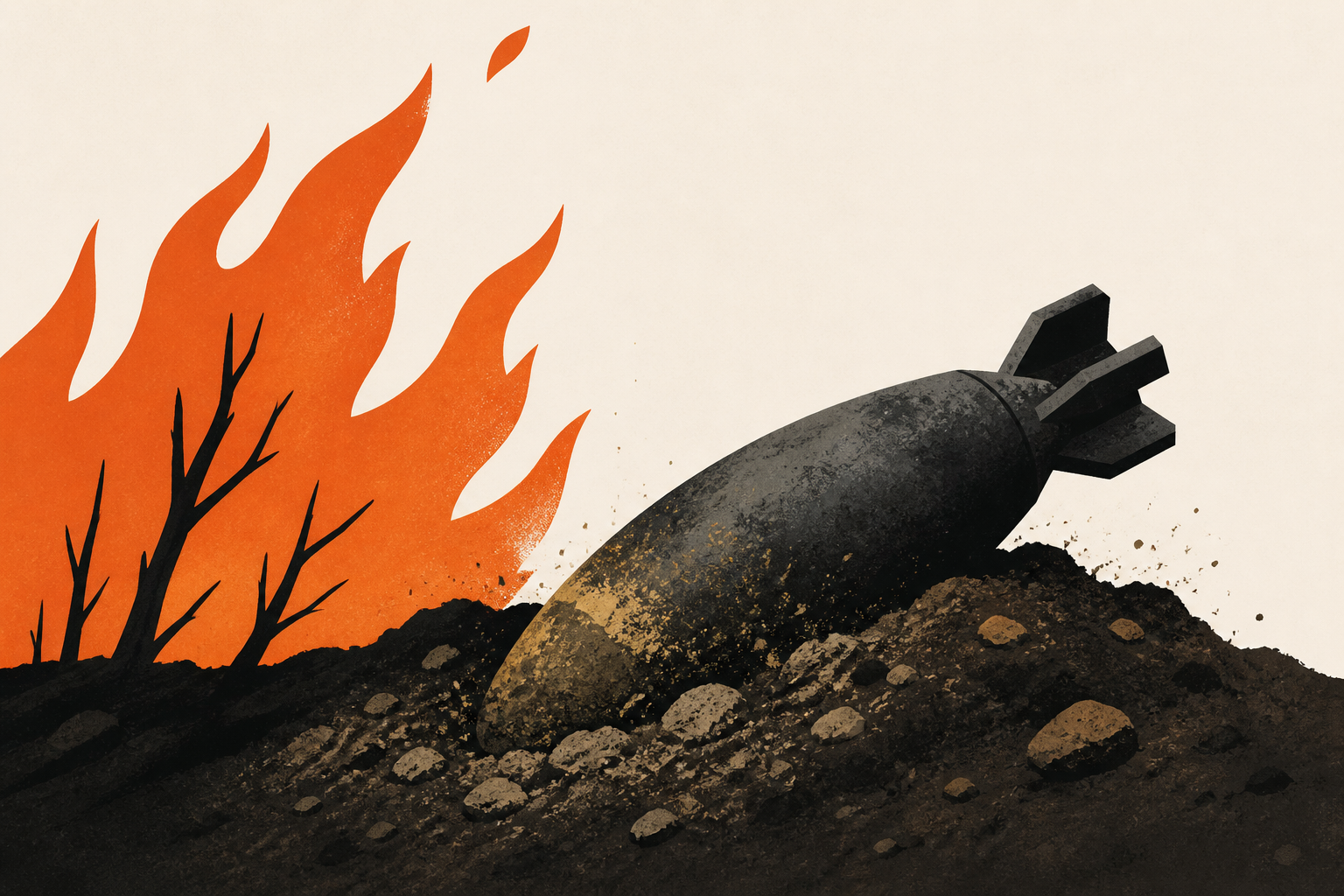 Europe's devastating wildfires unveil deadly new threat - buried bombs from WWI and WWII