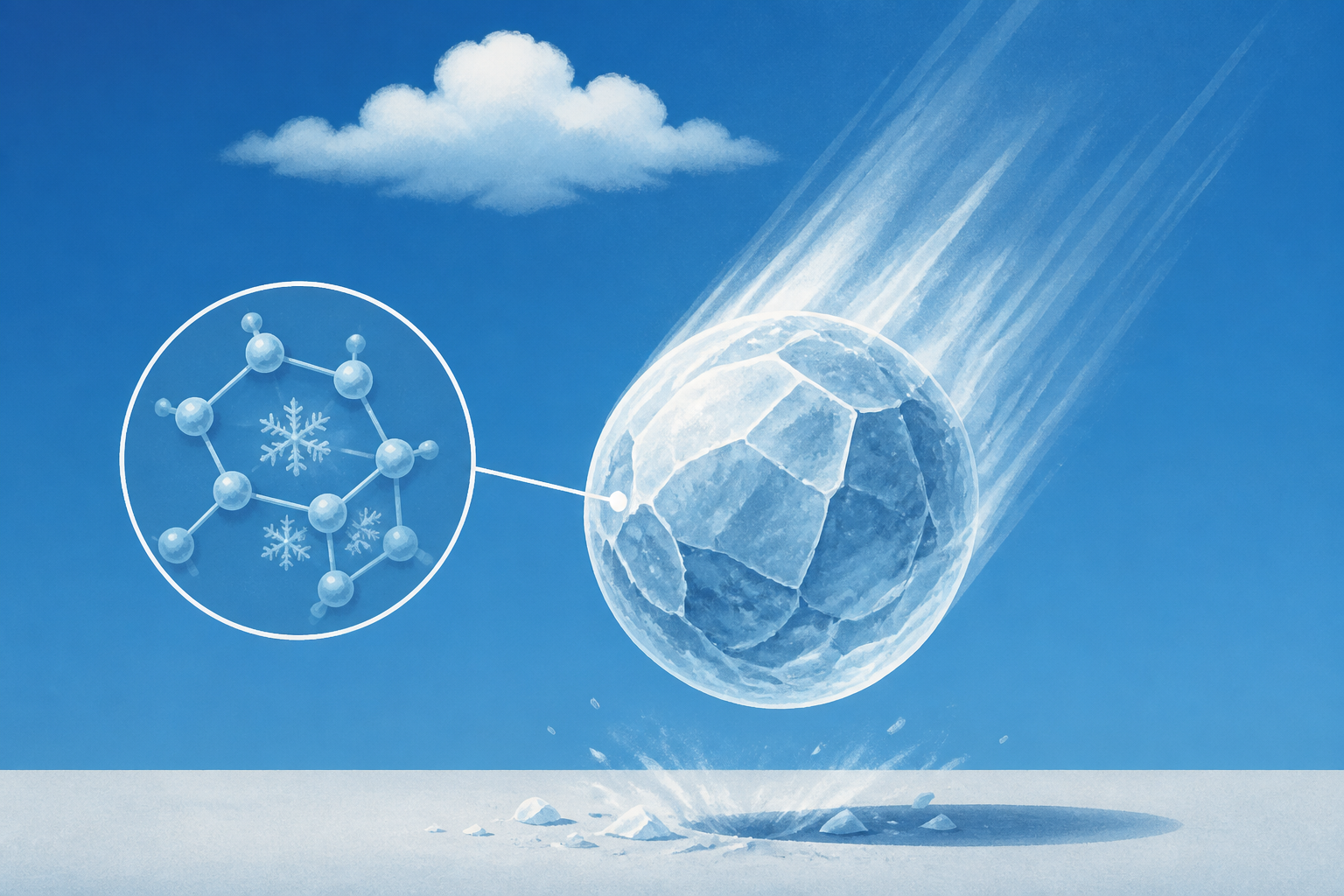 The Bizarre "Ice Bombs" That Drop From a Clear Blue Sky