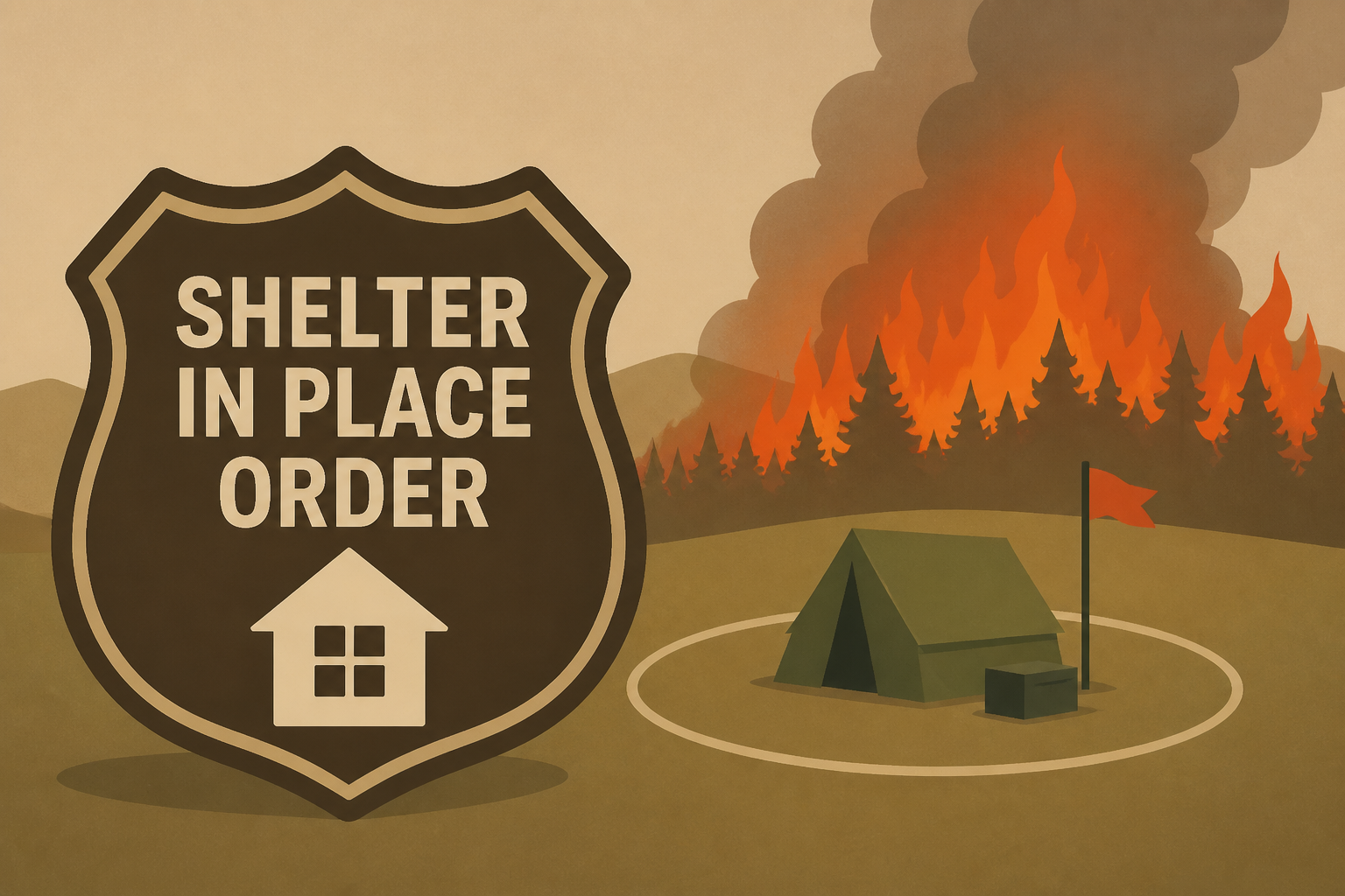 Shelter In Place Order Given On The Frijoles Fire In New Mexico After Armed Individuals Attempted To Enter Fire Camp.