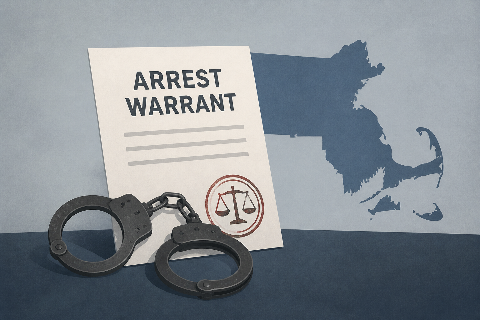Arrest warrant issued for wife of off-duty Massachusetts police officer who was found dead in home