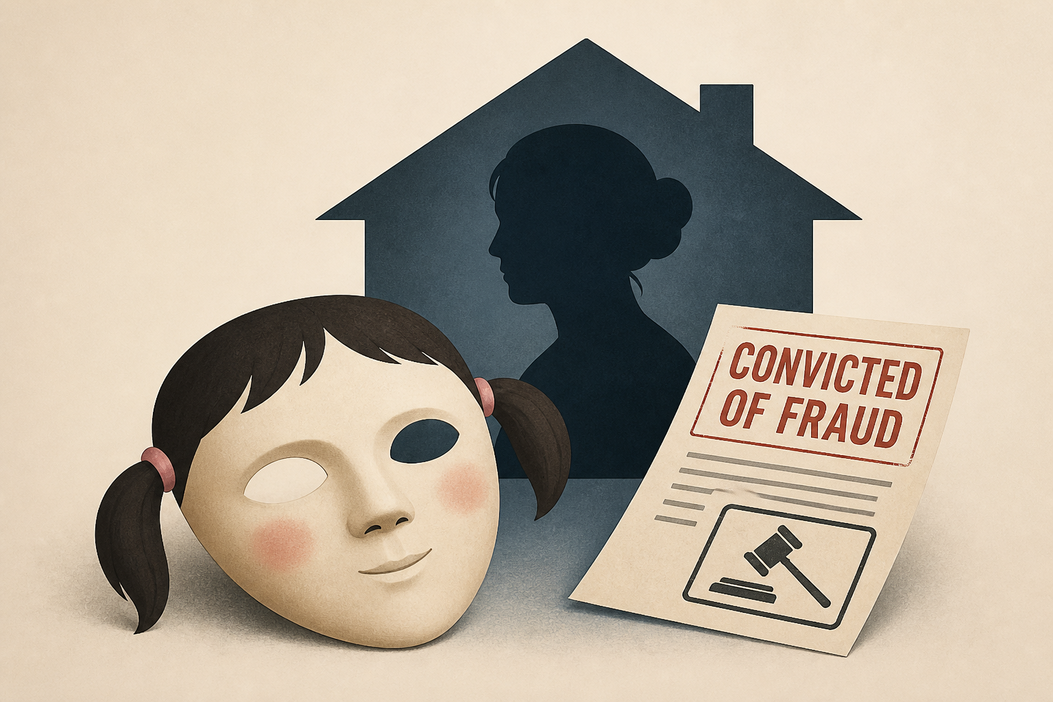 37-year-old woman convicted of fraud after posing as a child, living with family