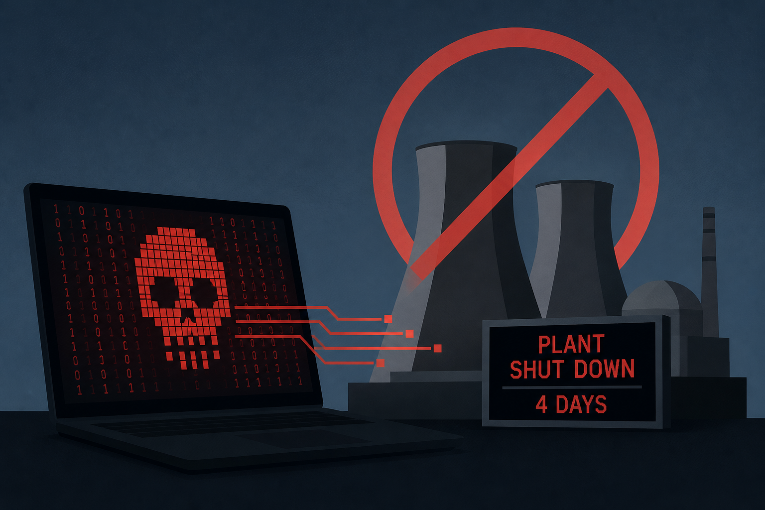 Iranian cyberattack shuts down British power plant for four days